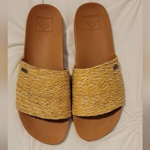 Reef Sandals Cushion Sole Size 8 Tan